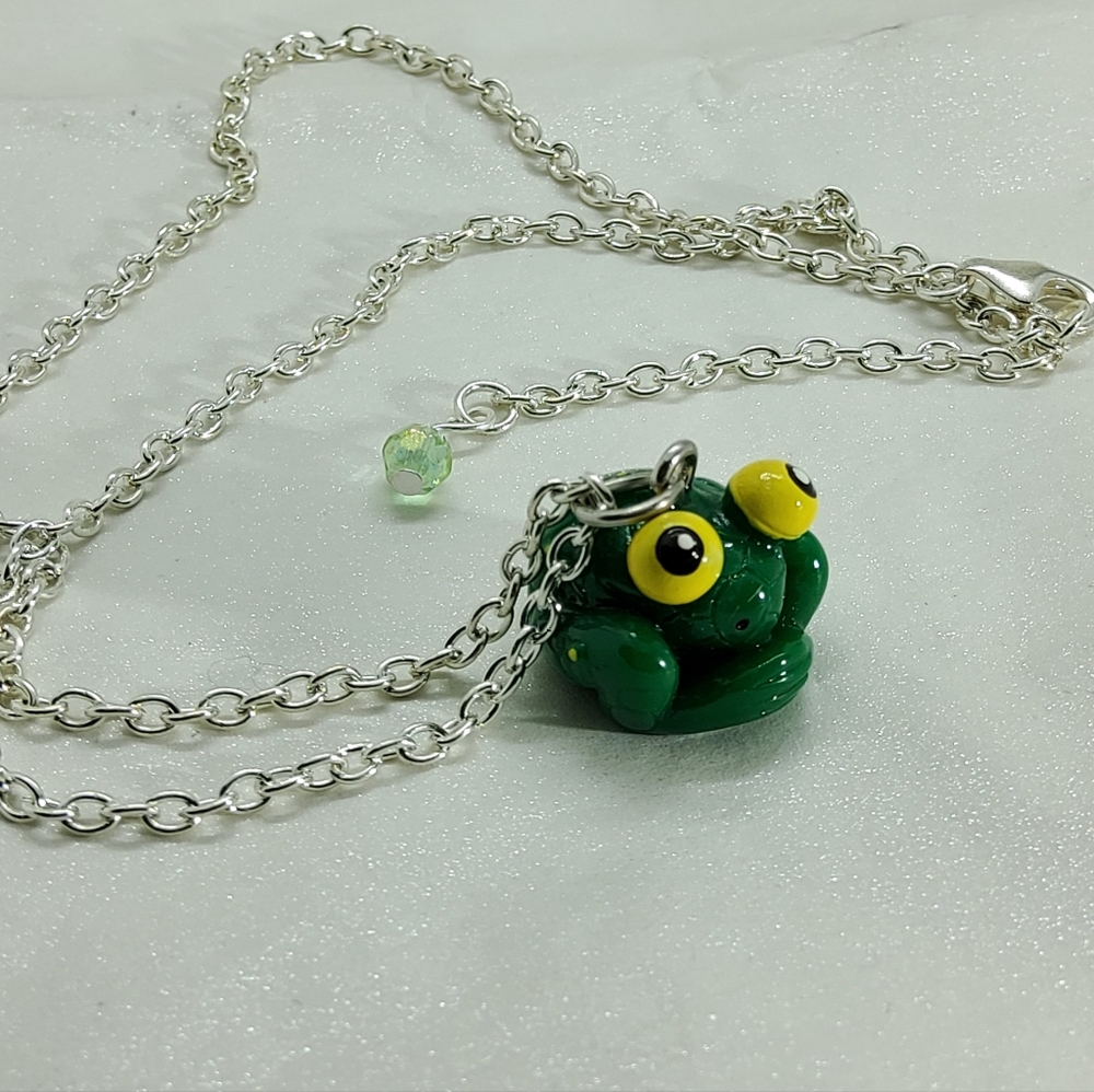 Kid's Frog Necklace 925
